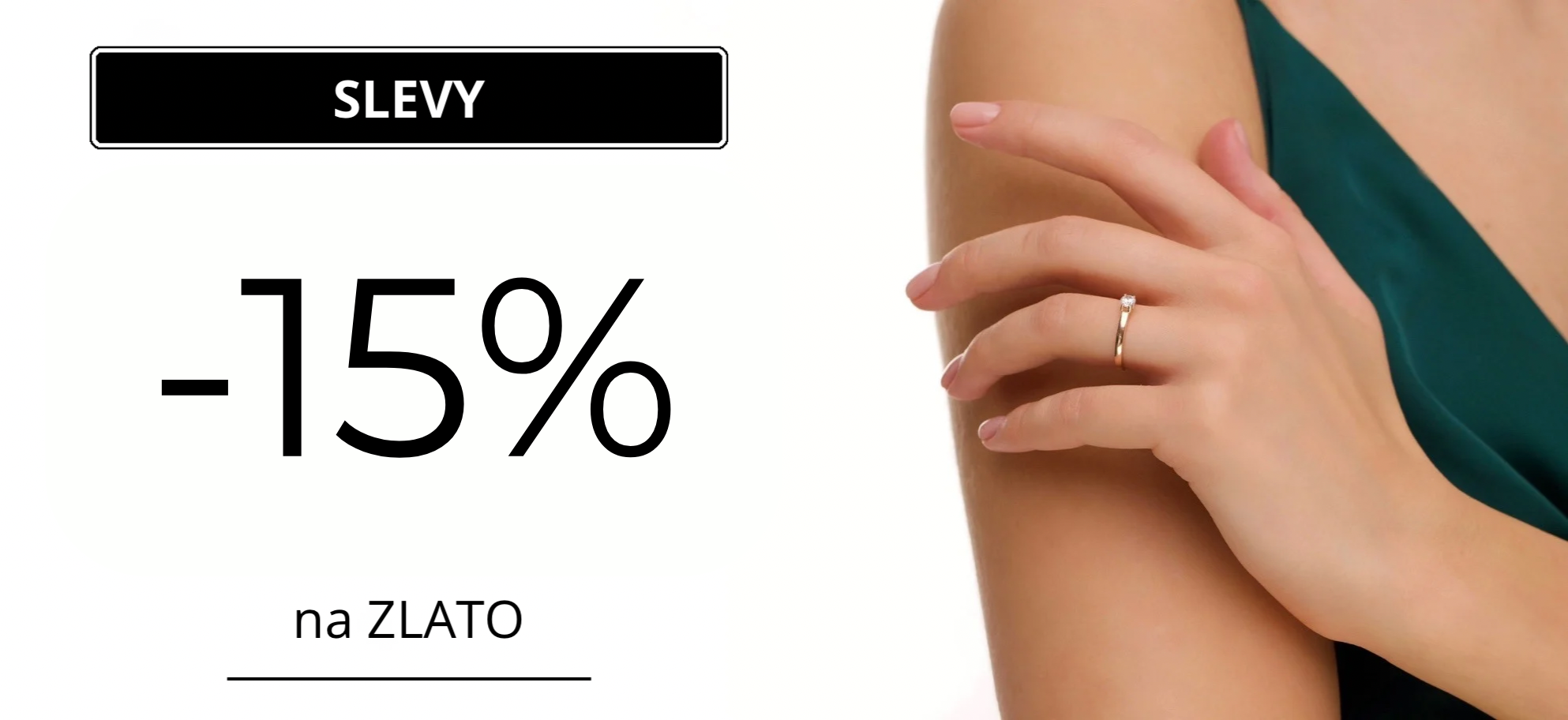 -30 % na zlaté šperky
