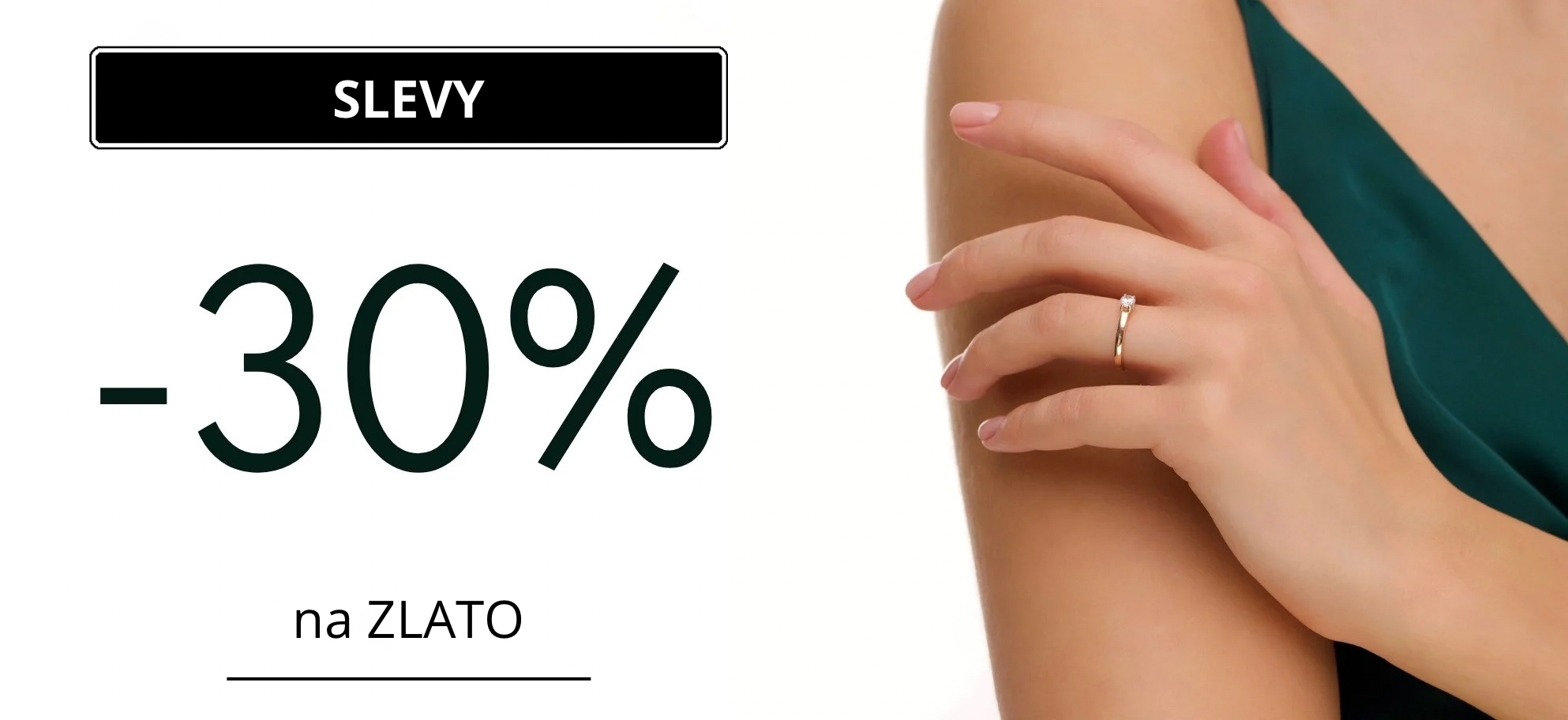 -30 % na zlaté šperky