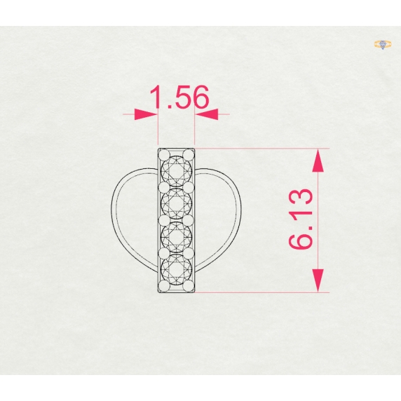 Золотые серьги «Аура» - 5