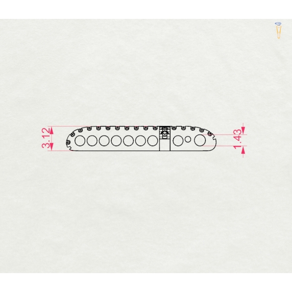 Zlatý náhrdelník «Luxus» - 4