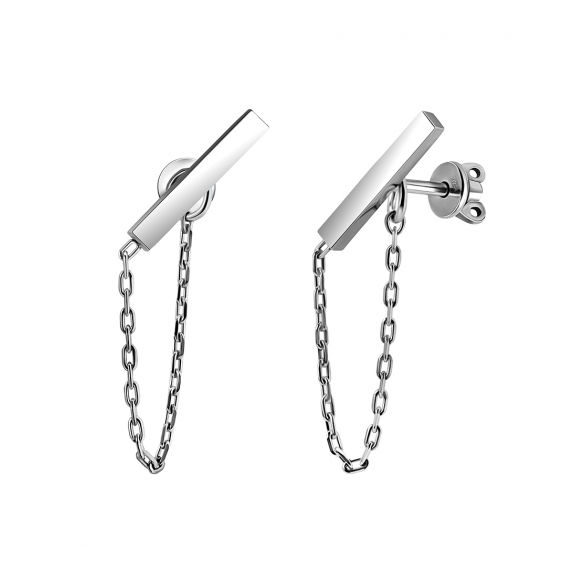 Серебряные серьги &amp;quot;Жозефина&amp;quot; - 4