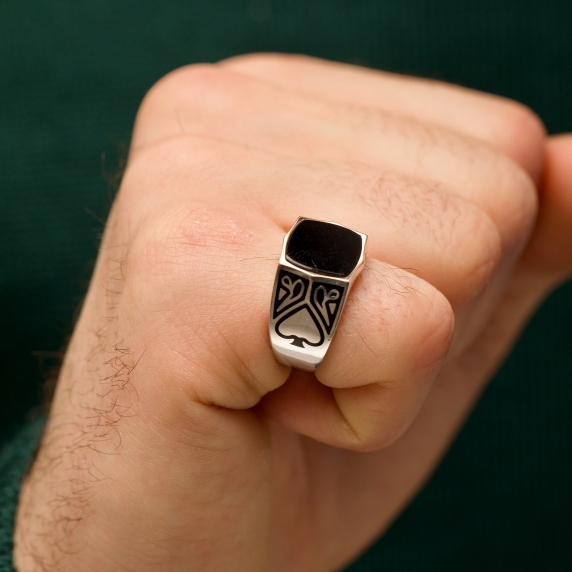 Срібний перстень &amp;quot;Піка&amp;quot; - 2