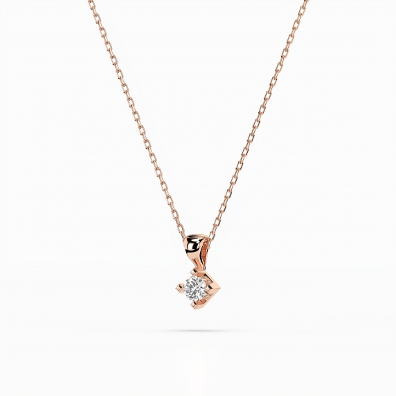 Zlatý náhrdelník «Něžnost» - 3