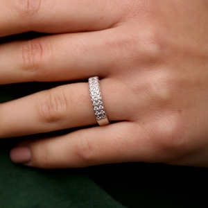 Срібна каблучка "Романтика"