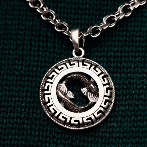 Silver pendant &amp;quot;Pisces&amp;quot; - 1