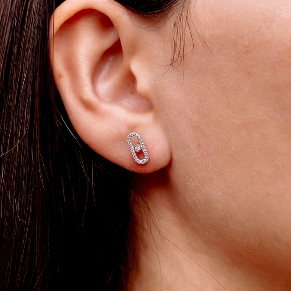 Silver earrings &amp;quot;Solveig&amp;quot; - 1