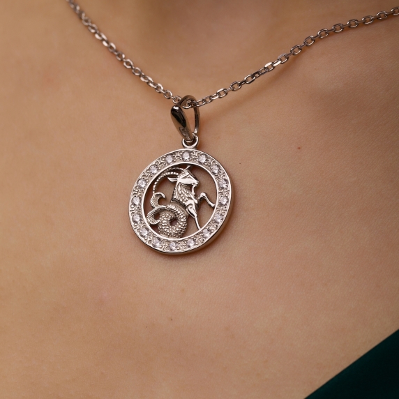 Серебряный подвес &amp;quot;Козерог&amp;quot; - 2