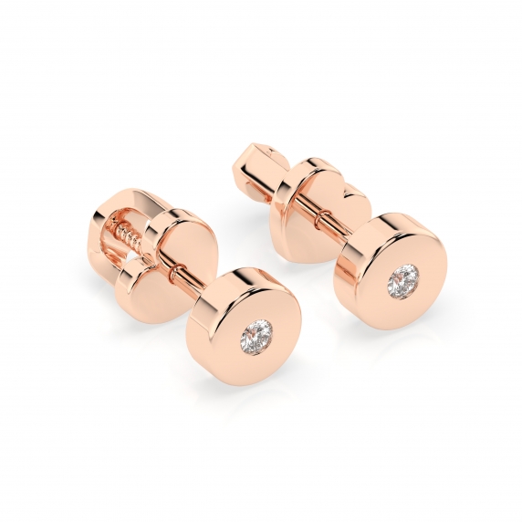 Zlaté náušnice «Něžnost» - 3