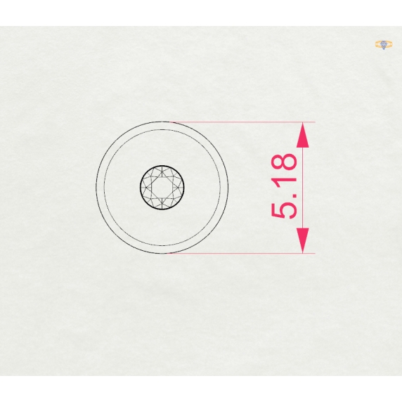 Zlaté náušnice «Něžnost» - 5