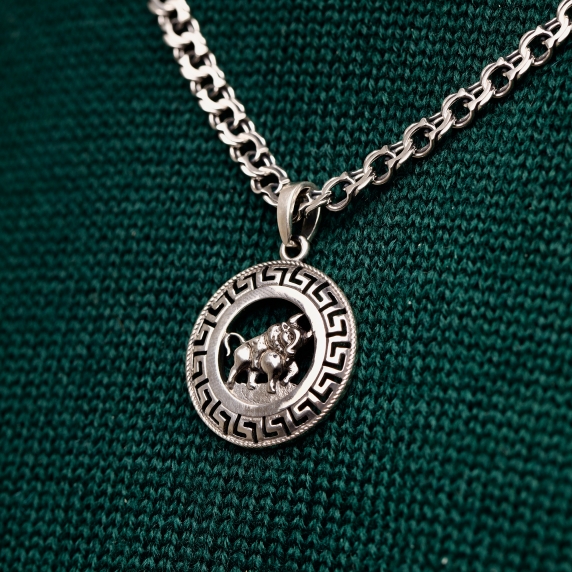 Silver pendant &amp;quot;Taurus&amp;quot; - 2