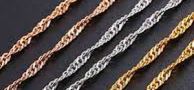Элегантность в каждом звене. Плетения ювелирных цепочек Сингапур