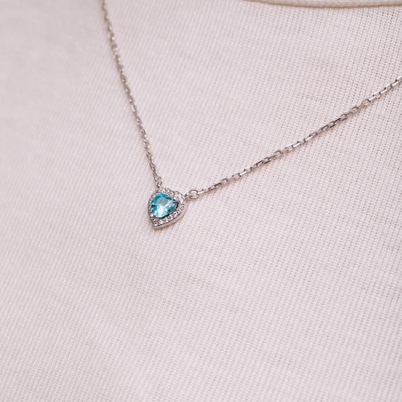 Silver necklace &amp;quot;Heart&amp;quot; - 3