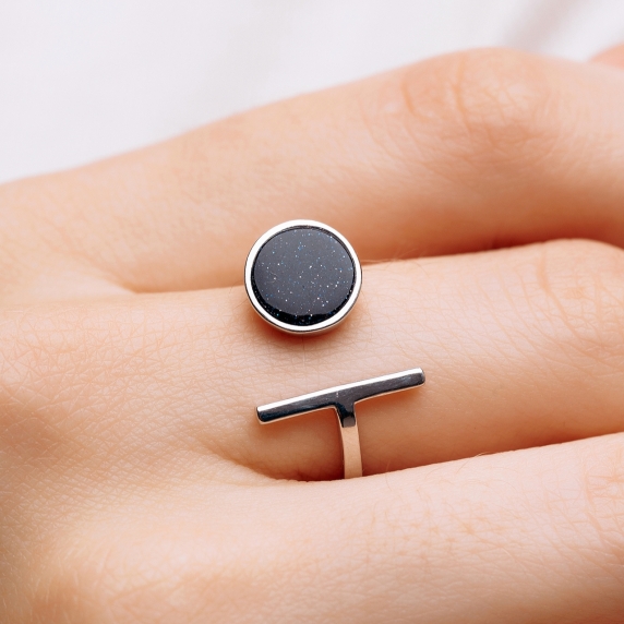 Срібна каблучка &amp;quot;Місяць&amp;quot; - 2