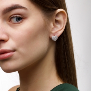 Silver earrings "Silvia"