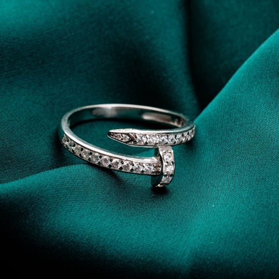 Серебряное кольцо &amp;quot;Гвоздь&amp;quot; - 5