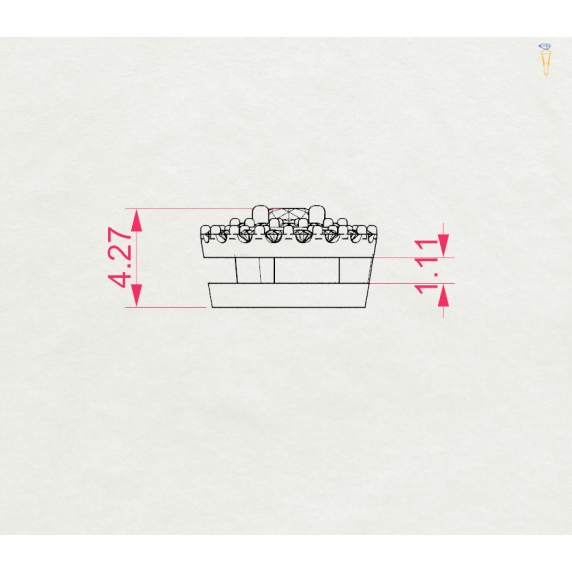 Gold Necklace «Hope» - 4