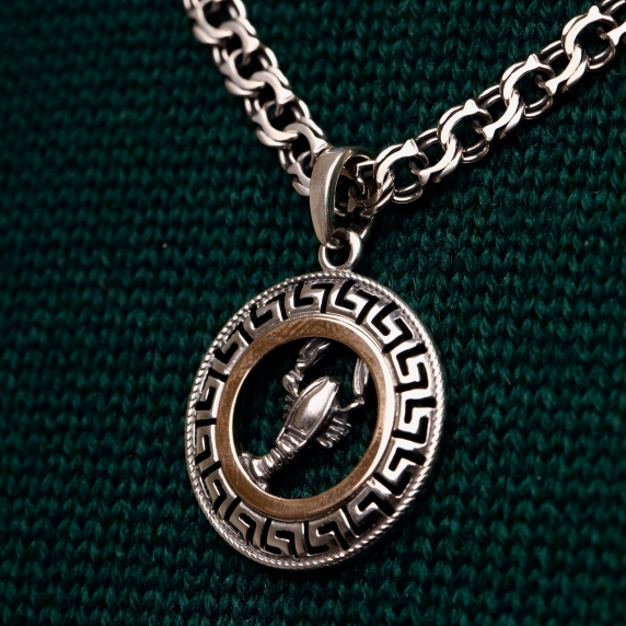 Срібна підвіска &amp;quot;Рак&amp;quot; - 2