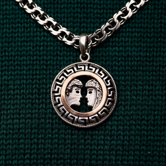 Срібна підвіска &amp;quot;Близнюки&amp;quot; - 1