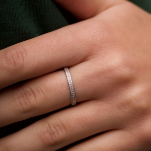 Срібна каблучка "Ніжність"