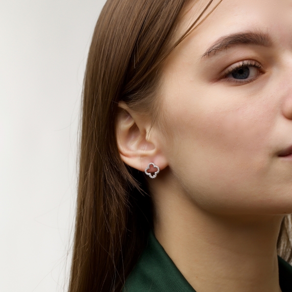 Серебряные серьги &amp;quot;Cloveria&amp;quot; - 3