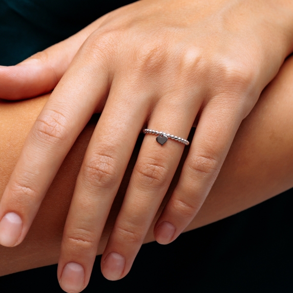 Срібна каблучка &amp;quot;Серце&amp;quot; - 2