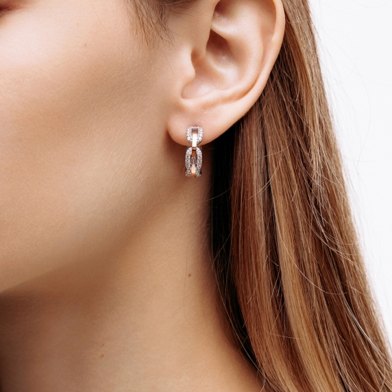 Серебряные серьги &amp;quot;Сияние&amp;quot; - 3