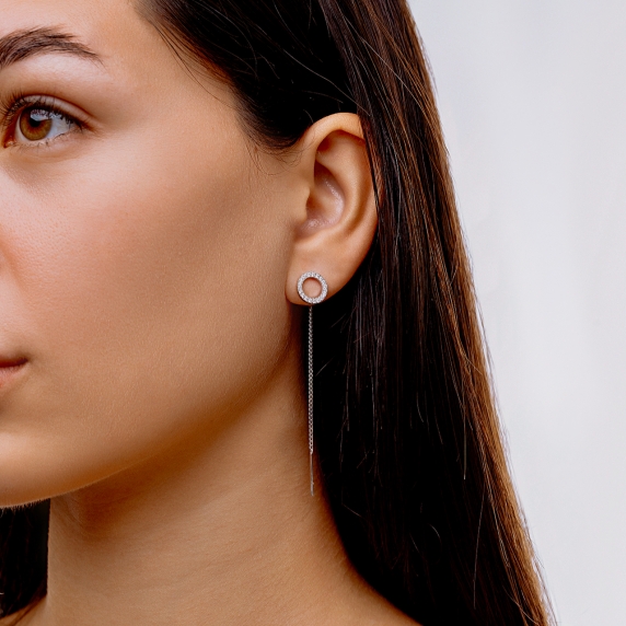 Серебряные серьги &amp;quot;Грация&amp;quot; - 5