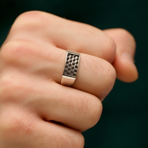 Silver ring &amp;quot;Frontier&amp;quot; - 1