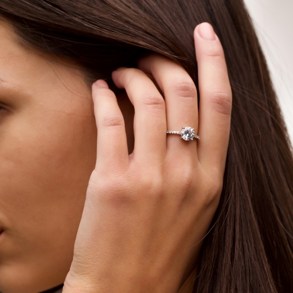 Silver ring &amp;quot;Shadow&amp;quot; - 1