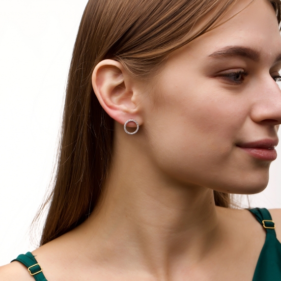 Серебряные серьги &amp;quot;Камилла&amp;quot; - 4