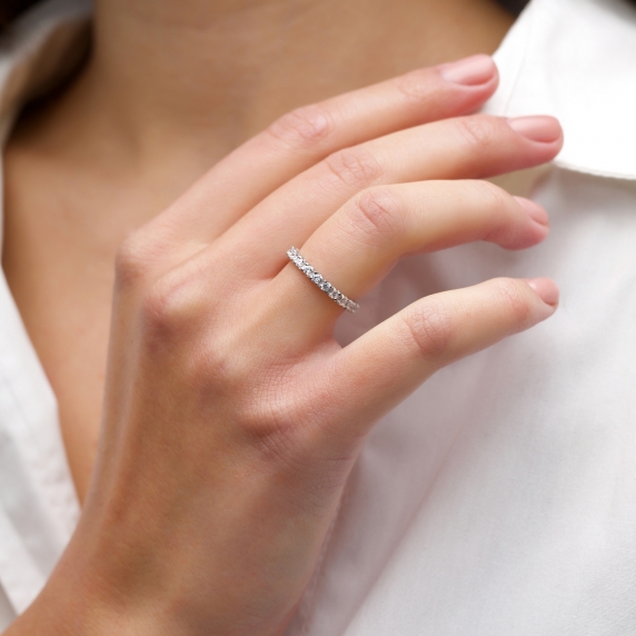 Серебряное кольцо &amp;quot;Сияние&amp;quot; - 3