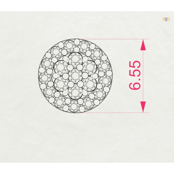 Золоті сережки «Натхнення» - 5