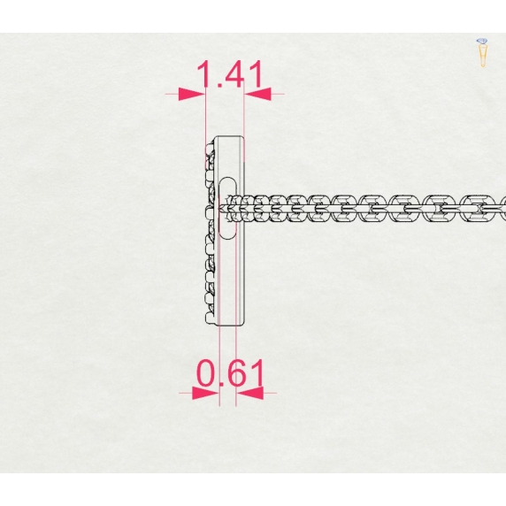 Золоте браслет &amp;quot;Любов&amp;quot; - 5
