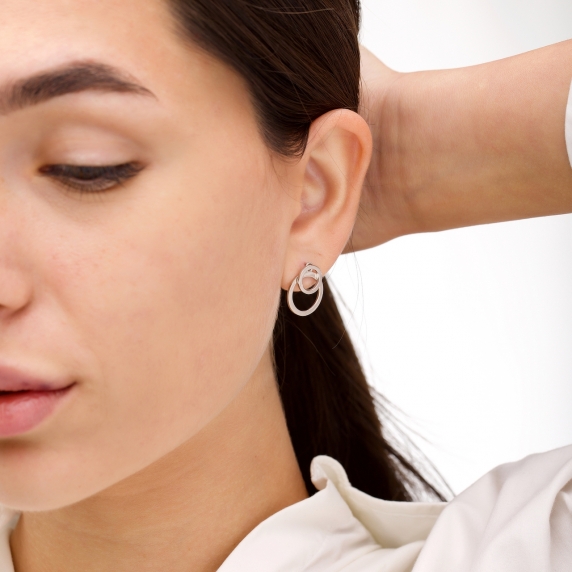 Silver earrings &amp;quot;Selina&amp;quot; - 4