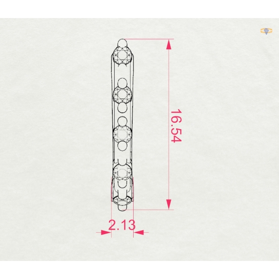 Золотые серьги «Эйфория» - 4