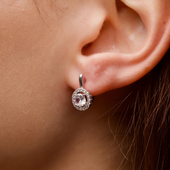 Silver earrings &amp;quot;Radiance&amp;quot; - 2