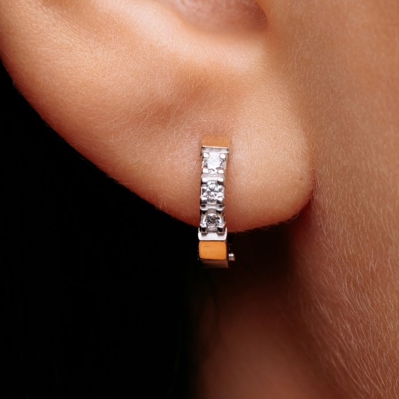 Серебряные серьги &amp;quot;Виола&amp;quot; - 2