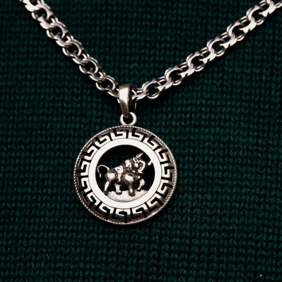 Silver pendant &amp;quot;Taurus&amp;quot; - 1