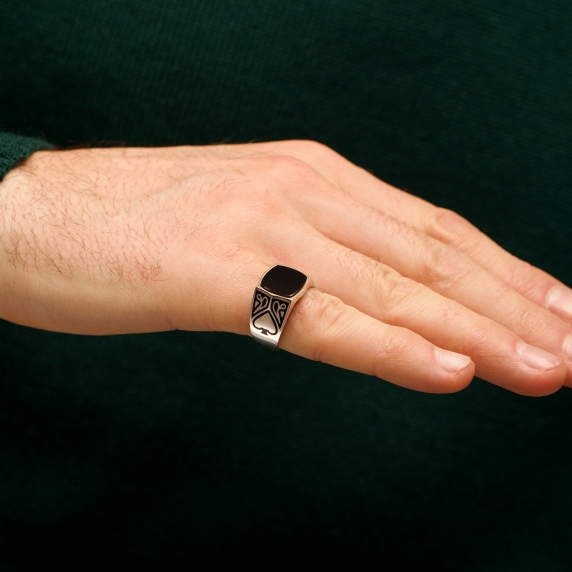 Silver ring "Spade" - 4 Silver ring "Spade" - 4