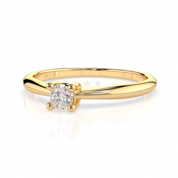 Gold Ring «Elegance» - 2