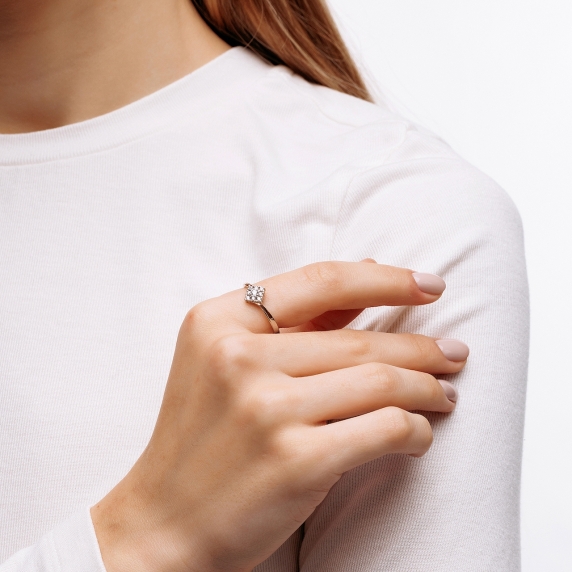 Silver ring &amp;quot;Romance&amp;quot; - 5