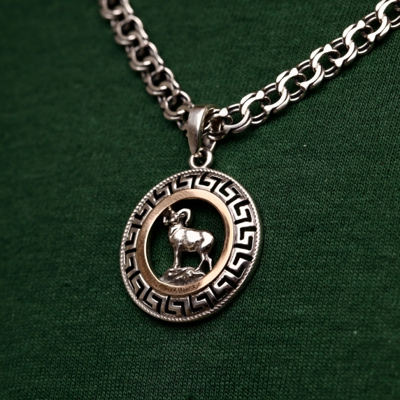 Серебряный подвес &amp;quot;Овен&amp;quot; - 2