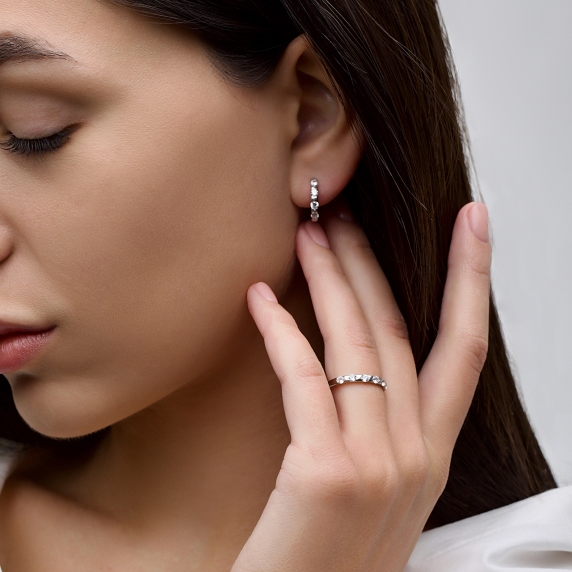 Silver earrings &amp;quot;Fairy&amp;quot; - 8