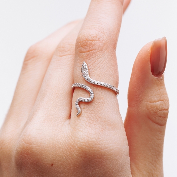 Срібна каблучка &amp;quot;Змія&amp;quot; - 1