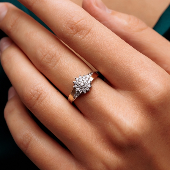 Silver ring &amp;quot;Tenderness&amp;quot; - 1