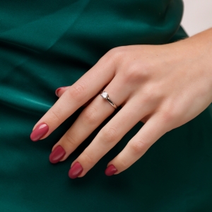 Срібна каблучка "Соната"