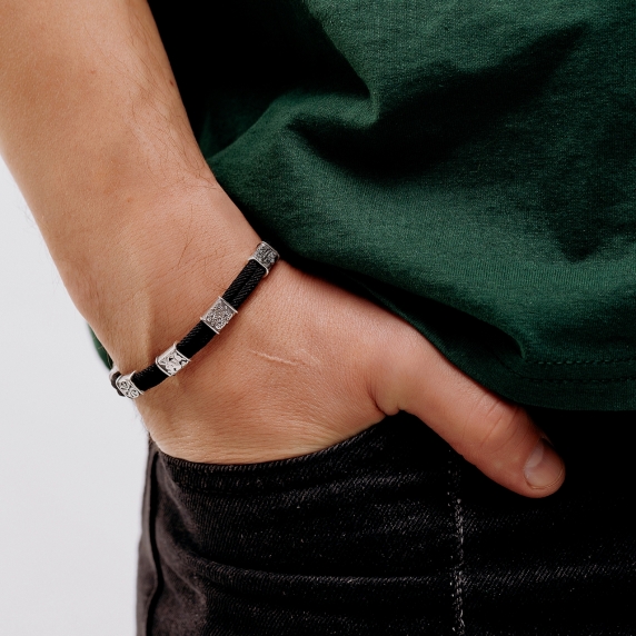 Срібний браслет &amp;quot;10 Рун&amp;quot; - 4