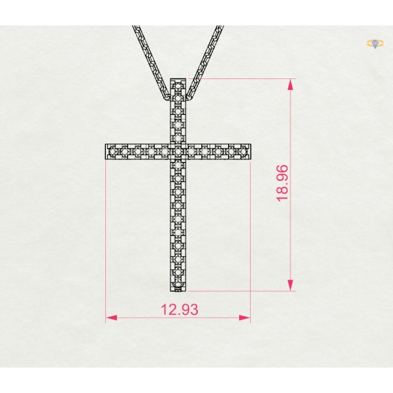 Zlatý náhrdelník «Luxus» - 5
