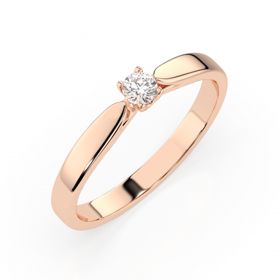 Gold Ring «Essence» - 1
