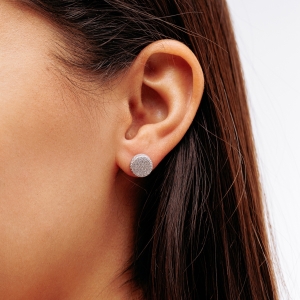 Серебряные серьги "Летиция"